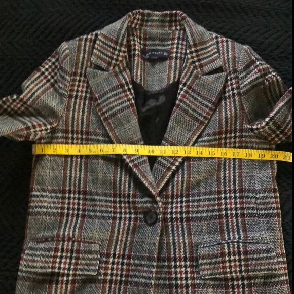 ZARA WOOL LONG BLAZER COAT - Picture 8 of 10